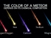 color of meteor