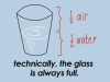 glass is always full