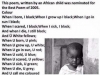 best black child poem of 2005