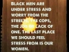 black men are under stress