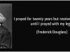 frederick douglass on the ineffectuality of praying