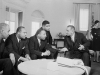 President Lyndon B. Johnson Johnson meeting at the White House in 1964 with a group of civil rights leaders
