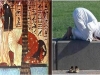 african bending down to worshipcopied by moslems