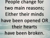 2 reasons people change