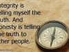 integrity and honesty