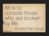 van goh on the meaning of art