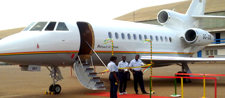 ghana presidential jet