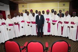 president mahama with priests