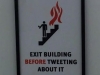 advice on tweeting about fire