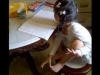 child doing maths