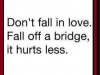 dont fall in love