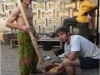 europeans pounding fufu