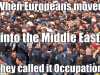 european occupation of middle east