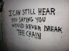 i can never break the chain