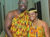 couple in fine kente