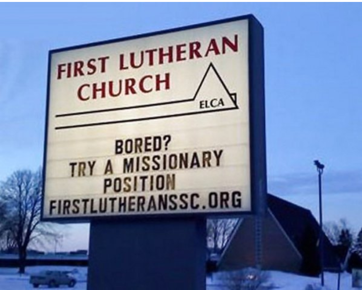 bored try a missionary position