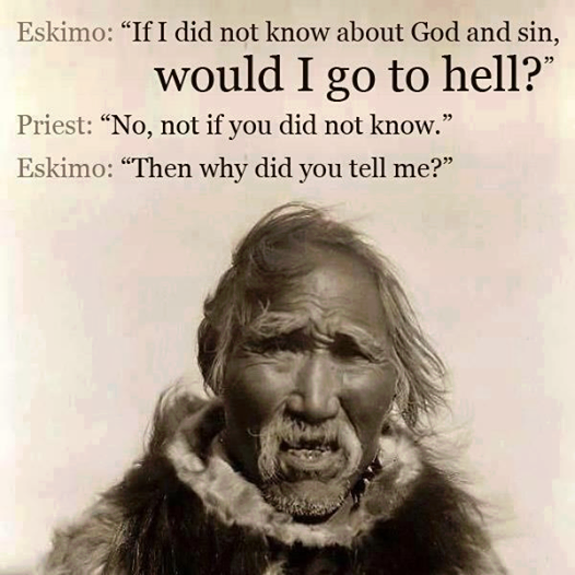 eskimo and priest