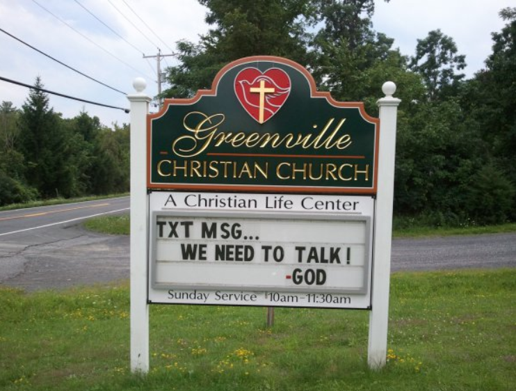 god says we need to talk