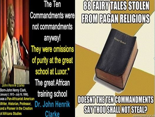 henrik clarke on the ten commandments