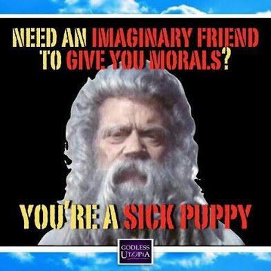 need an imaginary friend to give you moral