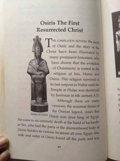osiris the first christ
