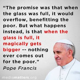 pope on no care for poor