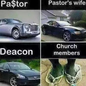 rich pastors and poor member