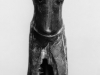 Male figure Standing, wood with black paint, Middle Kingdom, Walters Museum