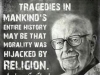 arthur c clarke on the tragedy of religion