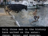 only three men have walked on water