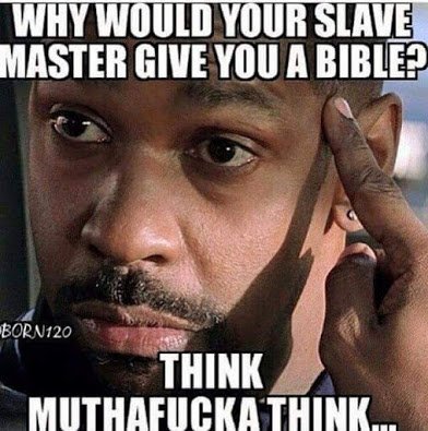 why would slavemasters give you a bible