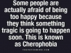 afraid of being happy