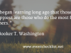 booker t washington on happy people