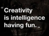 einstein on creativity