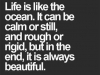 life is like the ocean