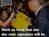 make your signature an autograph