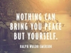 ralph emerson on peace of mind