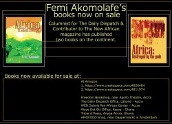 Reviews of  Femi Akomolafe’s 2 Books