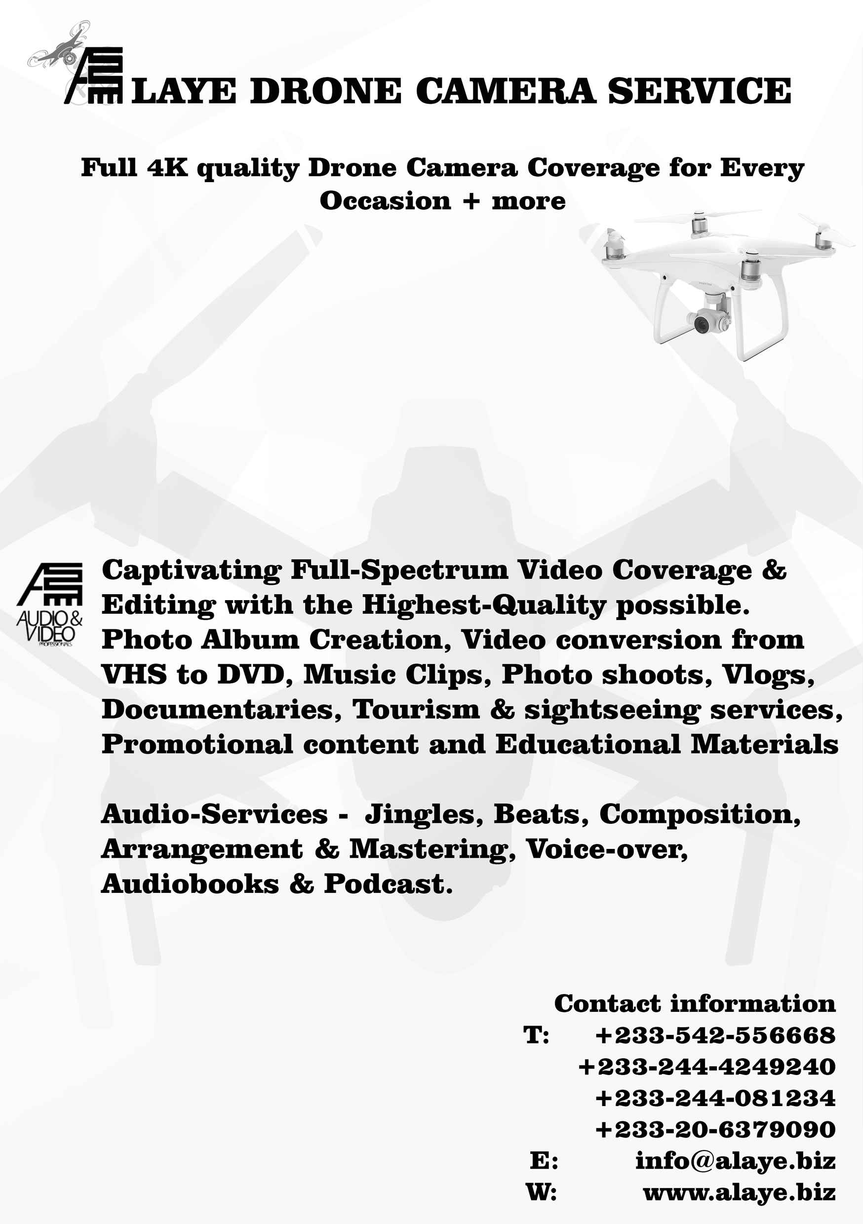 Alaye Drone Camera Service